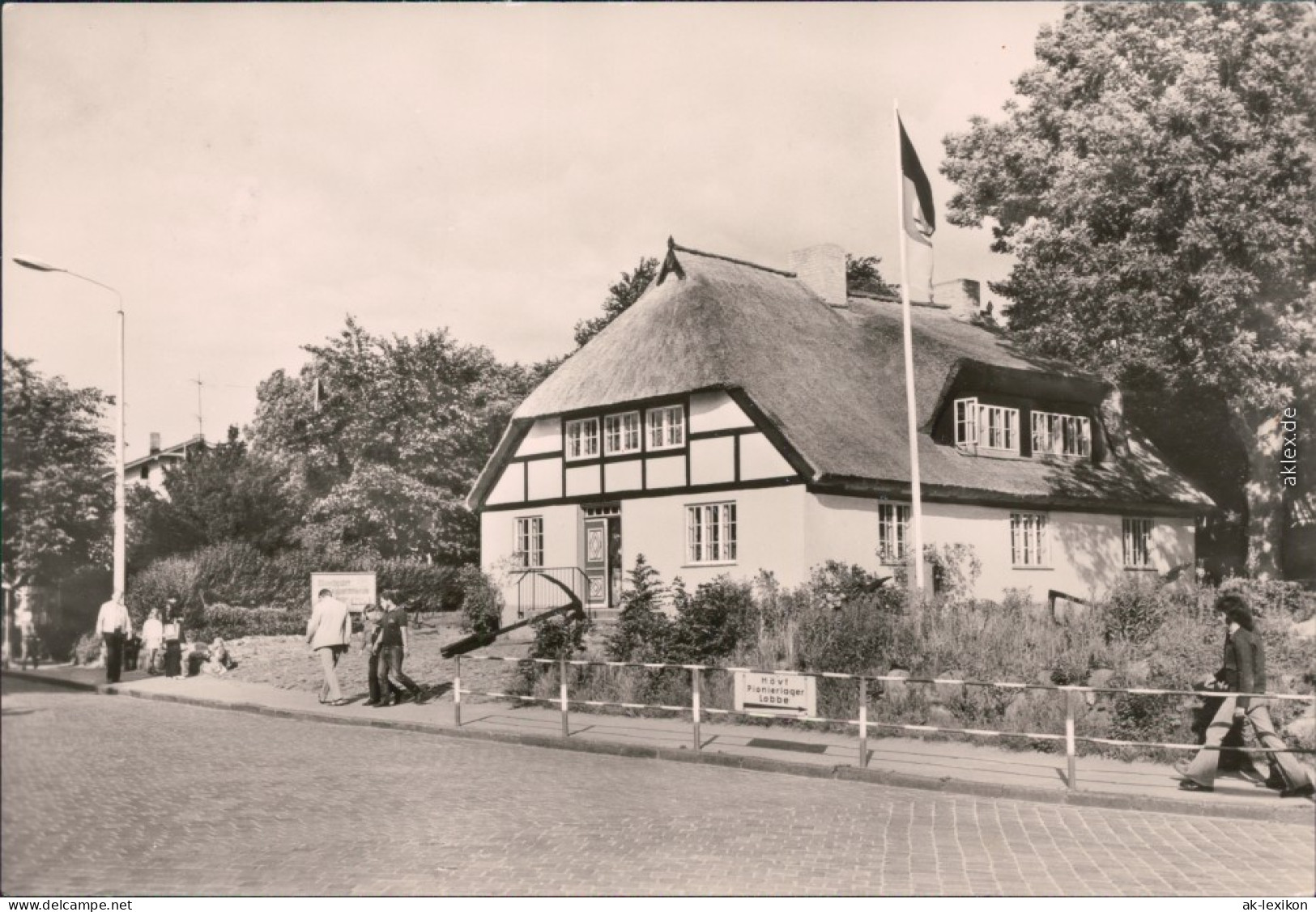 Göhren (Rügen) Blick Auf Das Mönchguter Heimatmuseum 1977 - Göhren