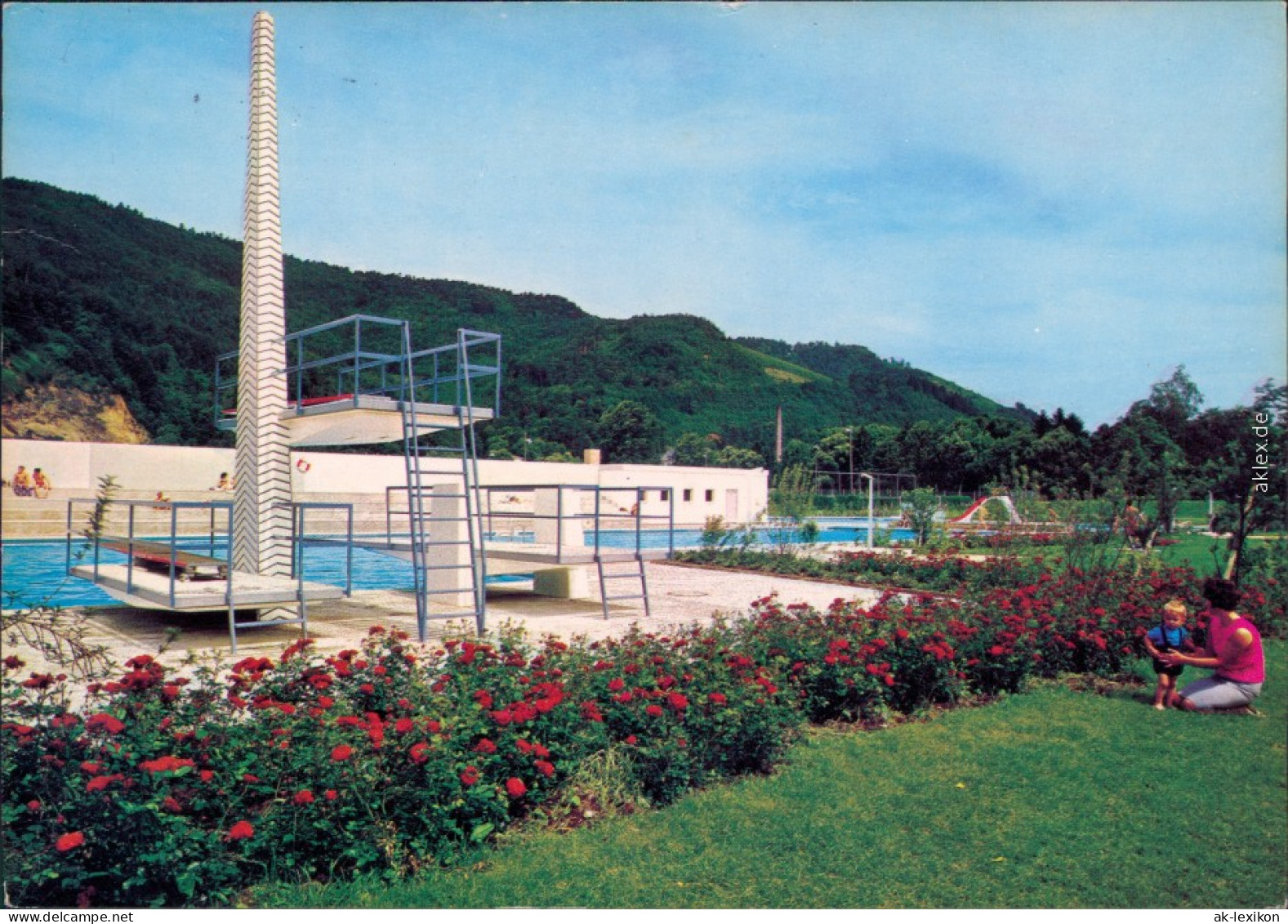 Ansichtskarte Waldkirch (Schwarzwald) Beheiztes Schwimmbad An Der Elz 1974 - Waldkirch