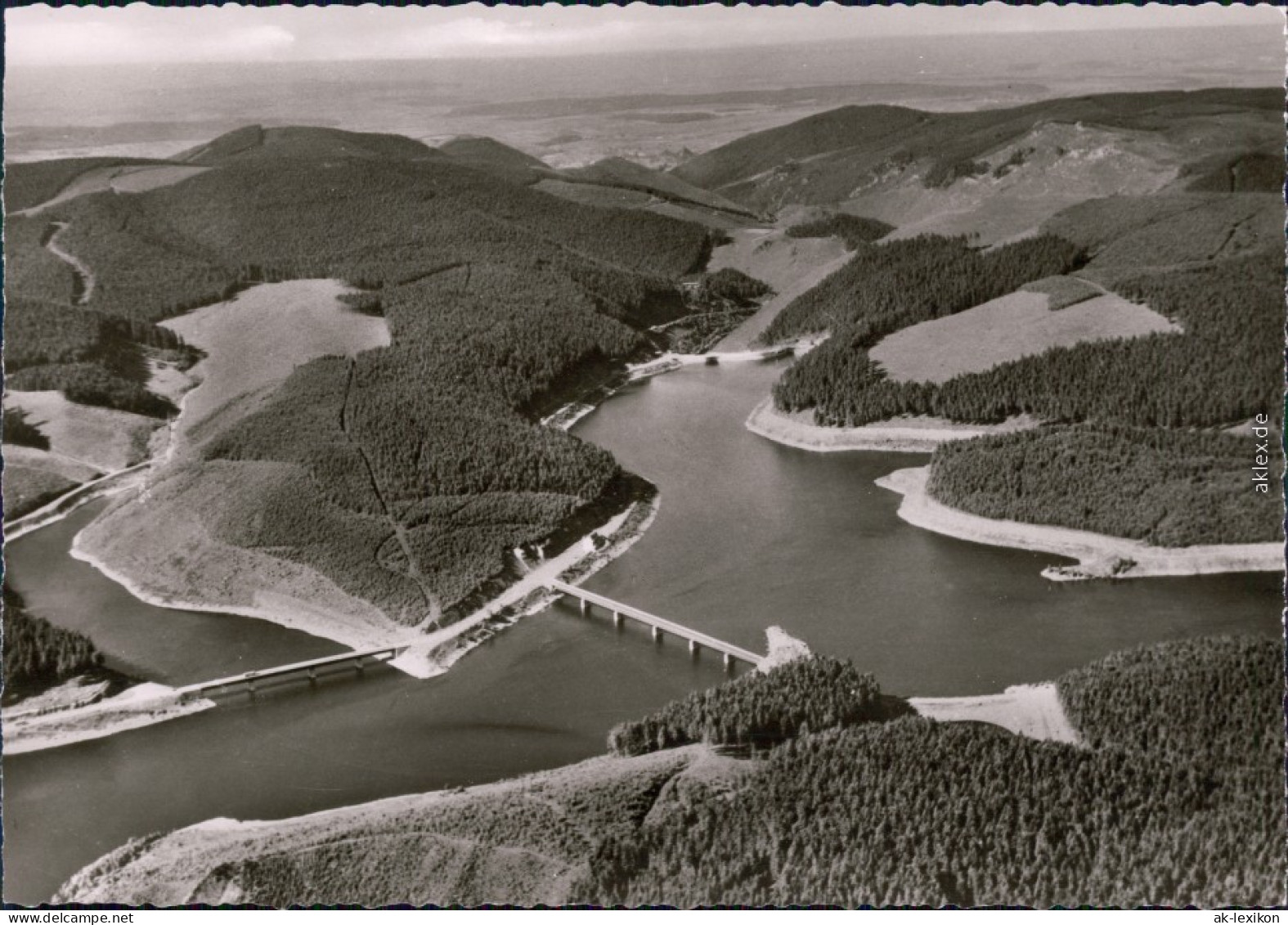 Oker-Goslar Blick Auf Den Stausee - Fliegeraufnahme 1968 - Goslar