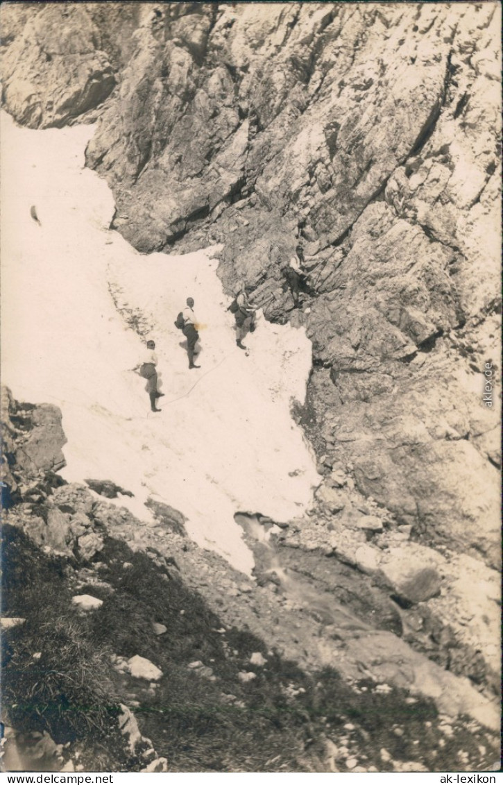 Ansichtskarte  Bergsteiger Alpen 2  1923 - Mountaineering, Alpinism
