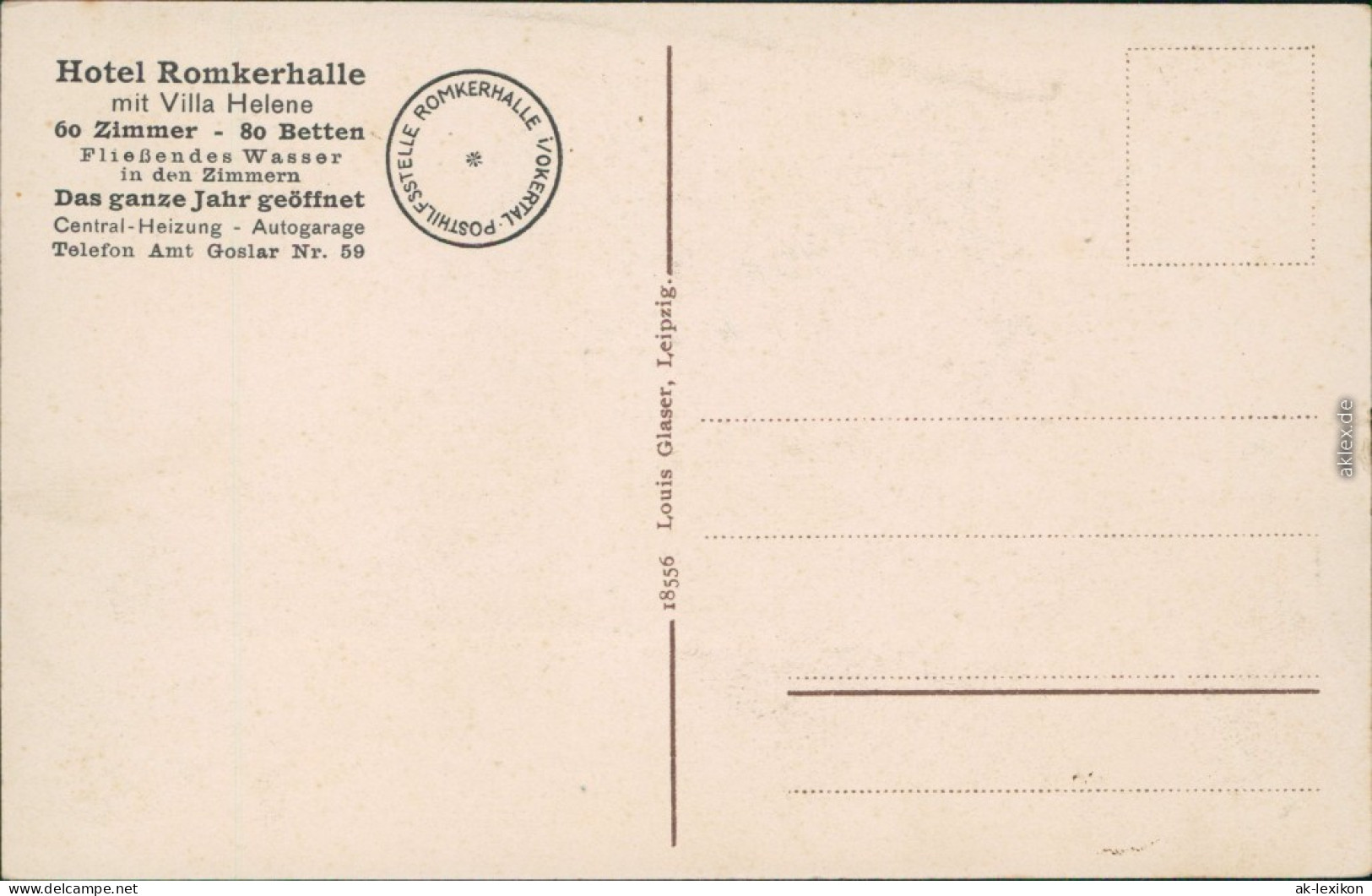 Ansichtskarte Oker-Goslar Okertal - Romkerwasserfall 1925 - Goslar