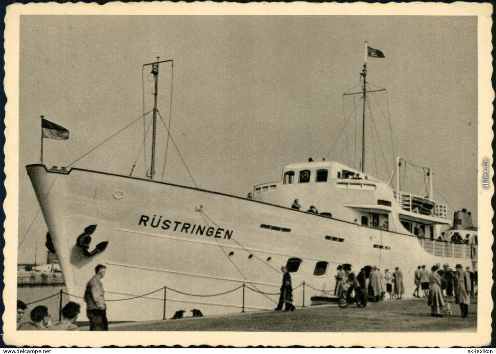 Ansichtskarte  Fähre "Rüstringen" 1970 - Transbordadores