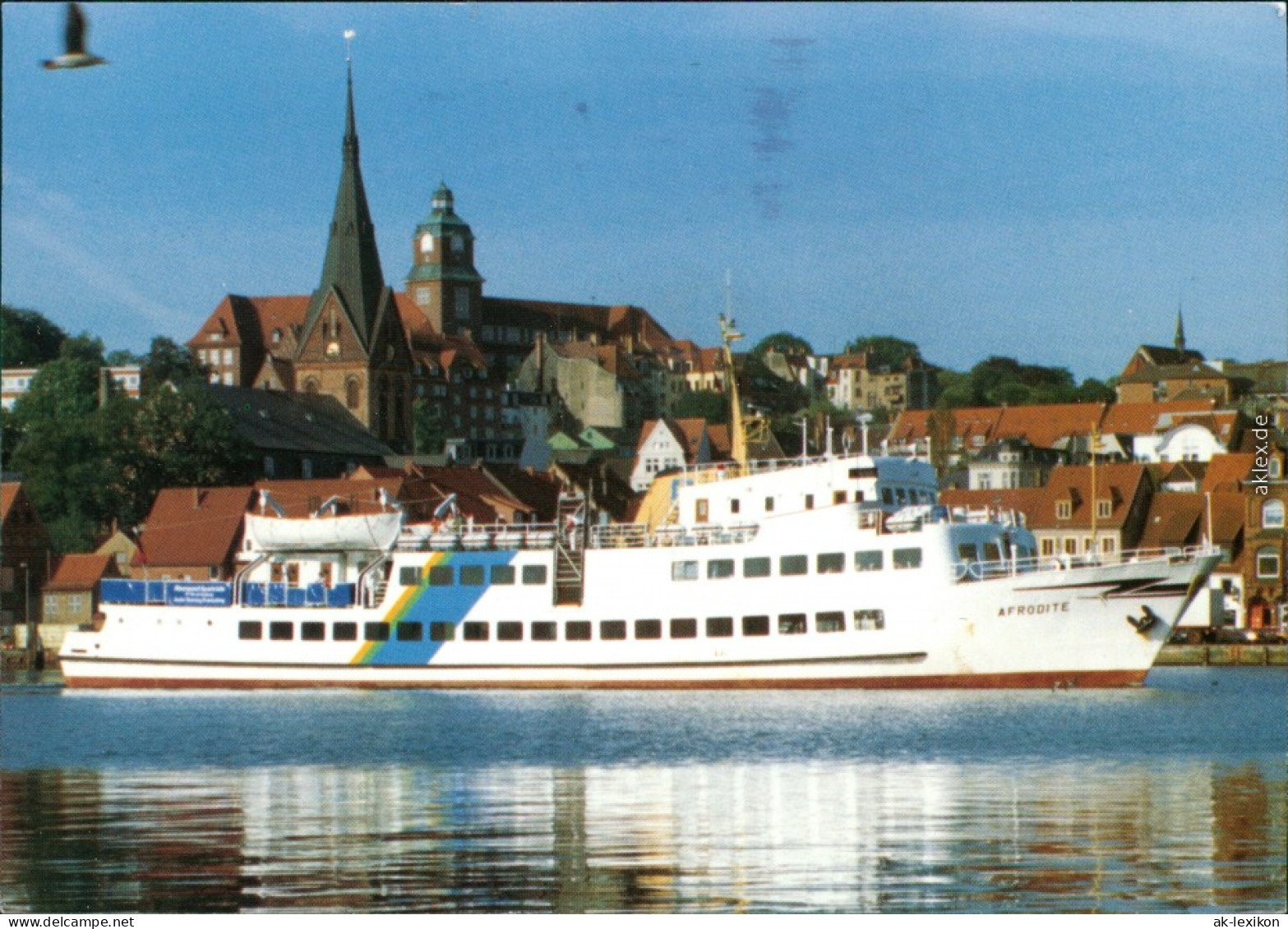 Ansichtskarte  Fährschiffe MS "Afrodite" 1985 - Ferries