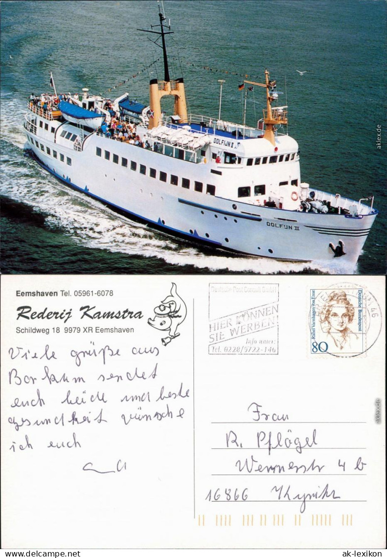 Ansichtskarte  Fährschiff Dolfijn II 1969 - Ferries