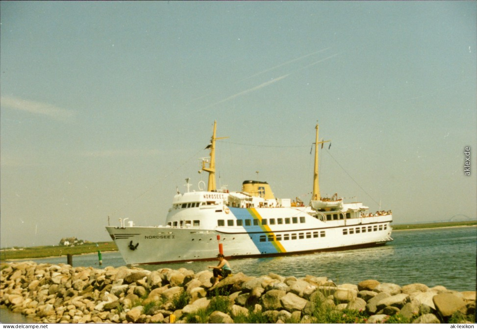 Ansichtskarte  Fährschiff "Nordsee I" 1999 Privatfoto  - Ferries