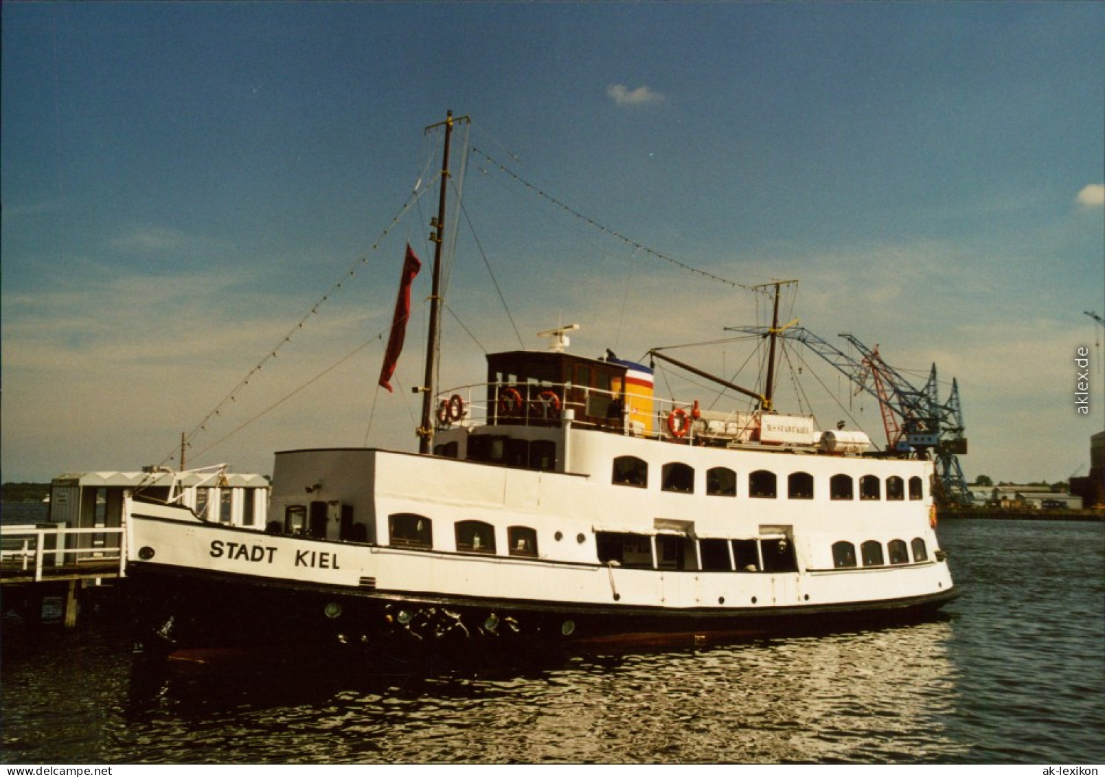 Ansichtskarte  Fähre "Stadt Kiel" 1990 Privatfoto  - Ferries