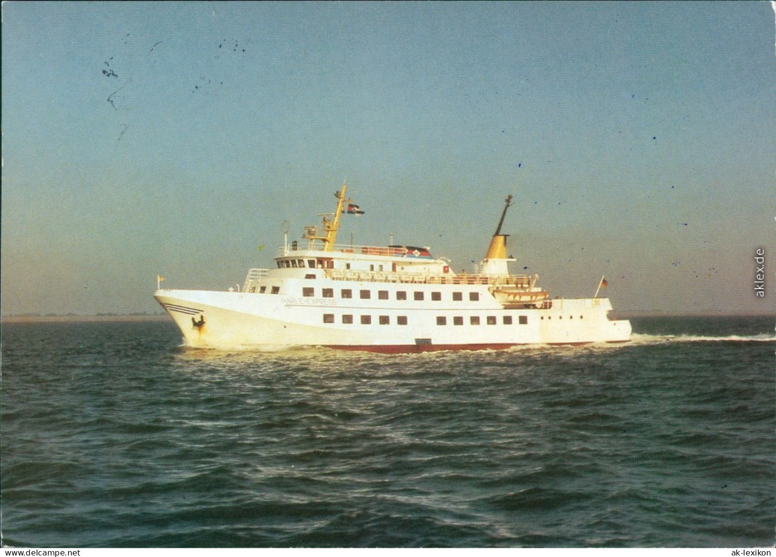 Ansichtskarte  Fähre MS "Harle Express" 1990 - Fähren