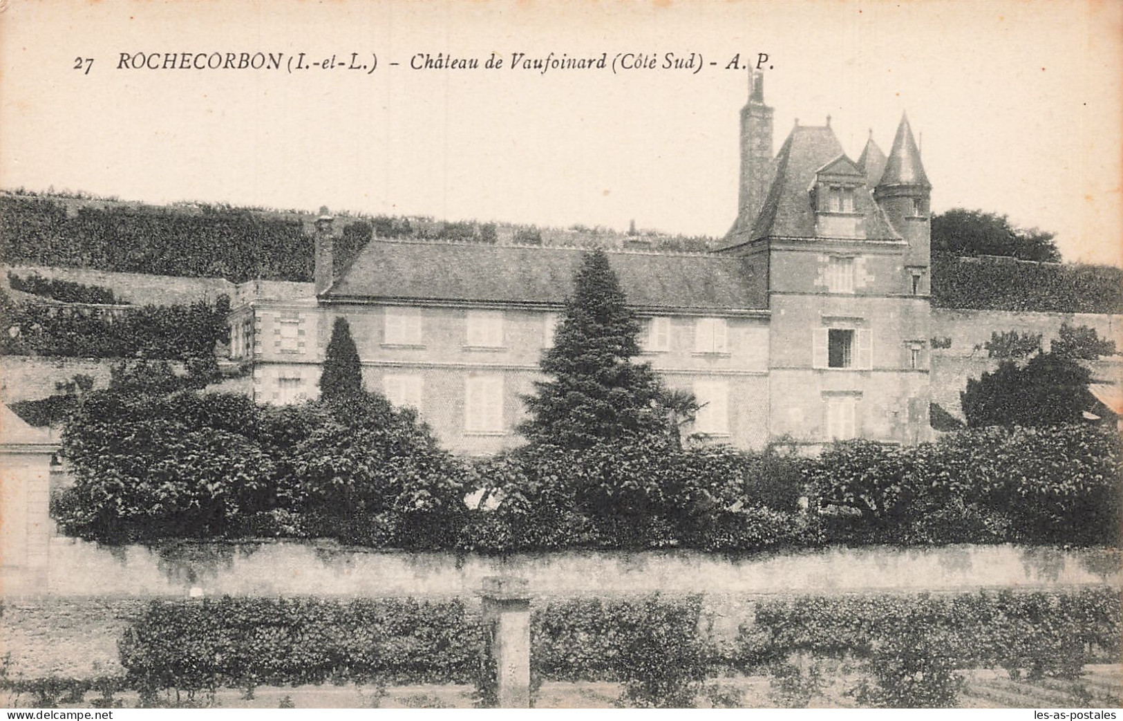 37 ROCHECORBON CHÂTEAU DE VAUFOINARD - Rochecorbon