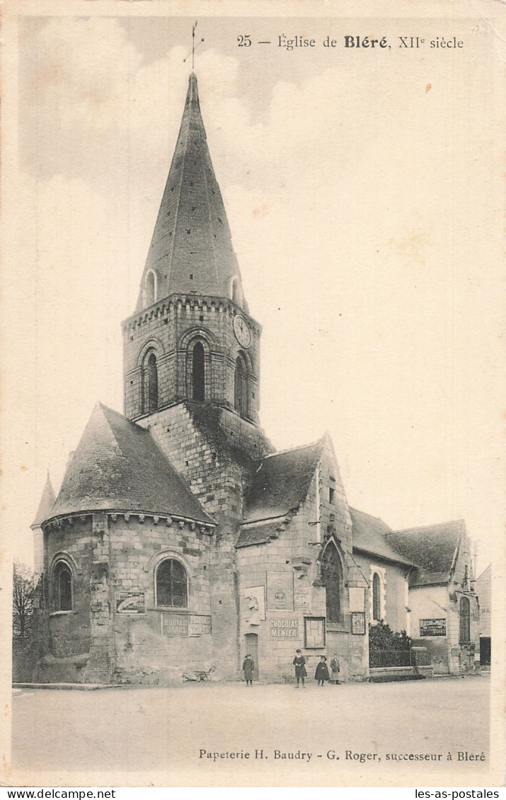 37 BLERE L EGLISE - Bléré