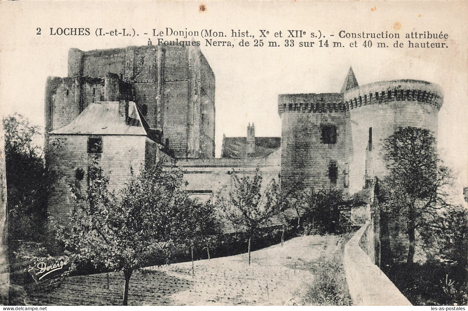 37 LOCHES LE DONJON - Loches