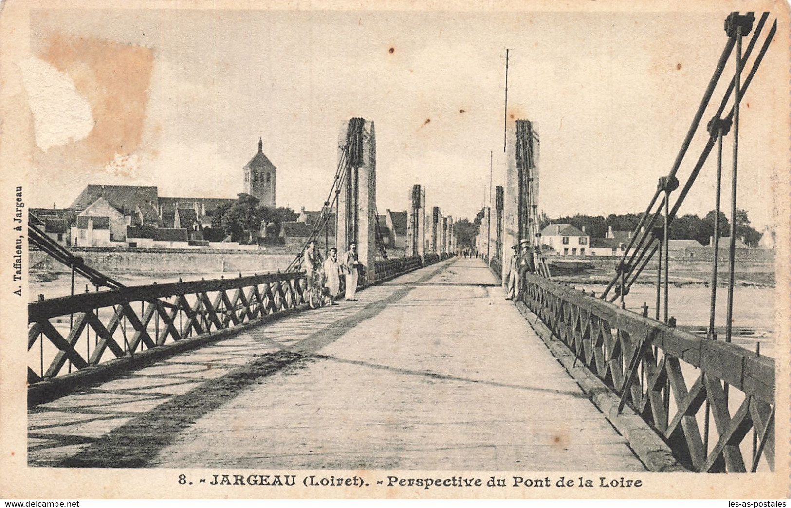 45 JARGEAU PONT DE LA LOIRE - Jargeau