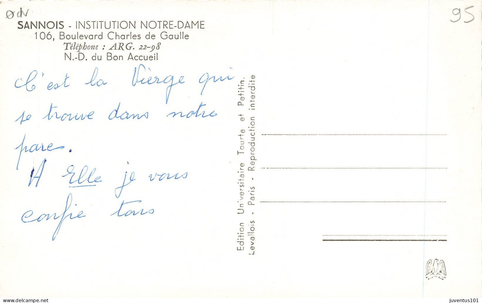 CPSM Sannois-Institution Notre Dame-RARE      L2853 - Sannois