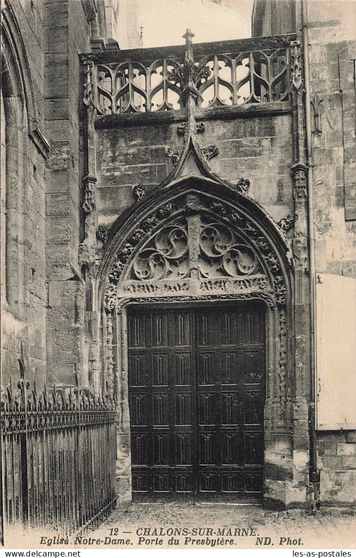 51 CHALONS SUR MARNE L EGLISE NOTRE DAME - Camp De Châlons - Mourmelon