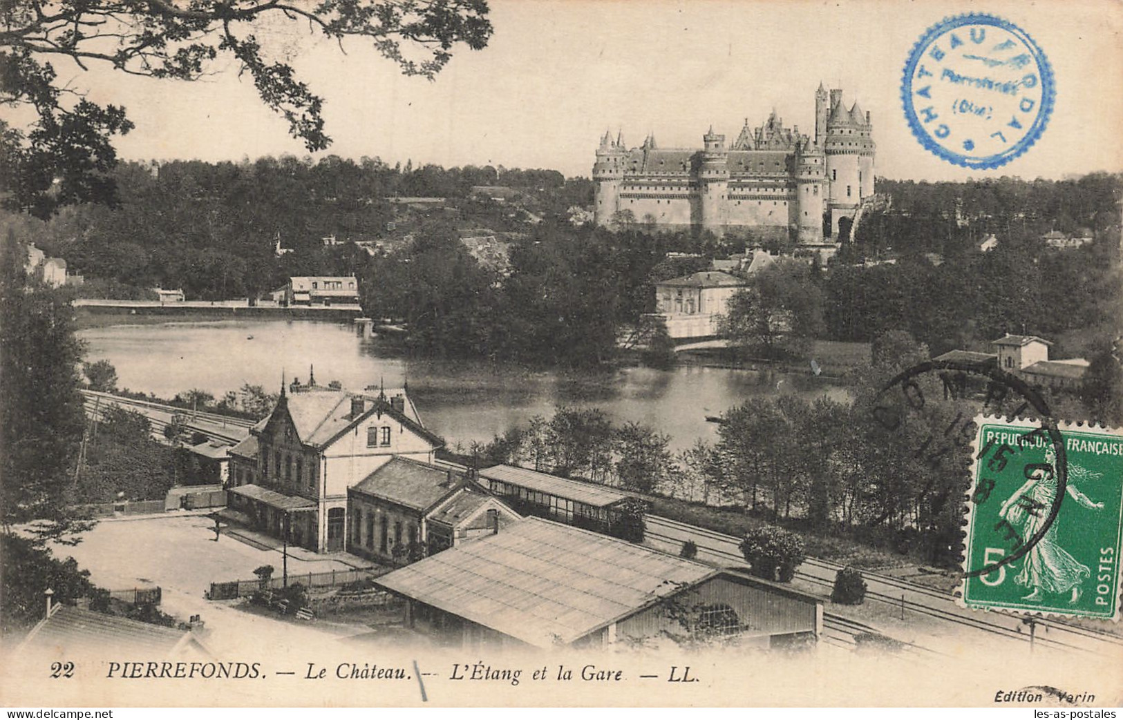 60 PIERREFONDS LE CHATEAU  - Pierrefonds