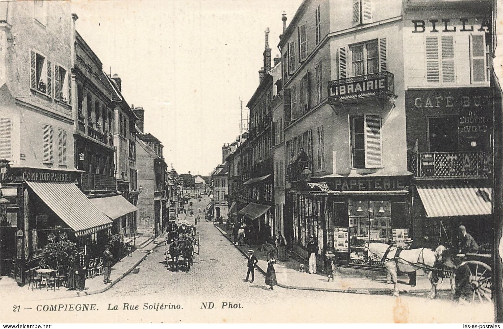 60 COMPIEGNE LA RUE SOLFERINO - Compiegne