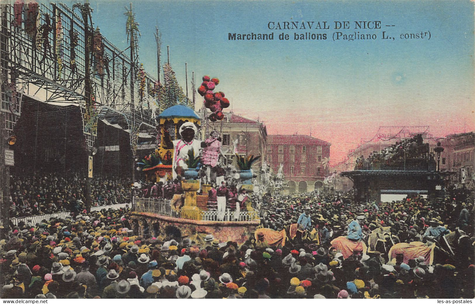 6 NICE LE CARNAVAL MARCHAND DE BALLONS - Sets And Collections