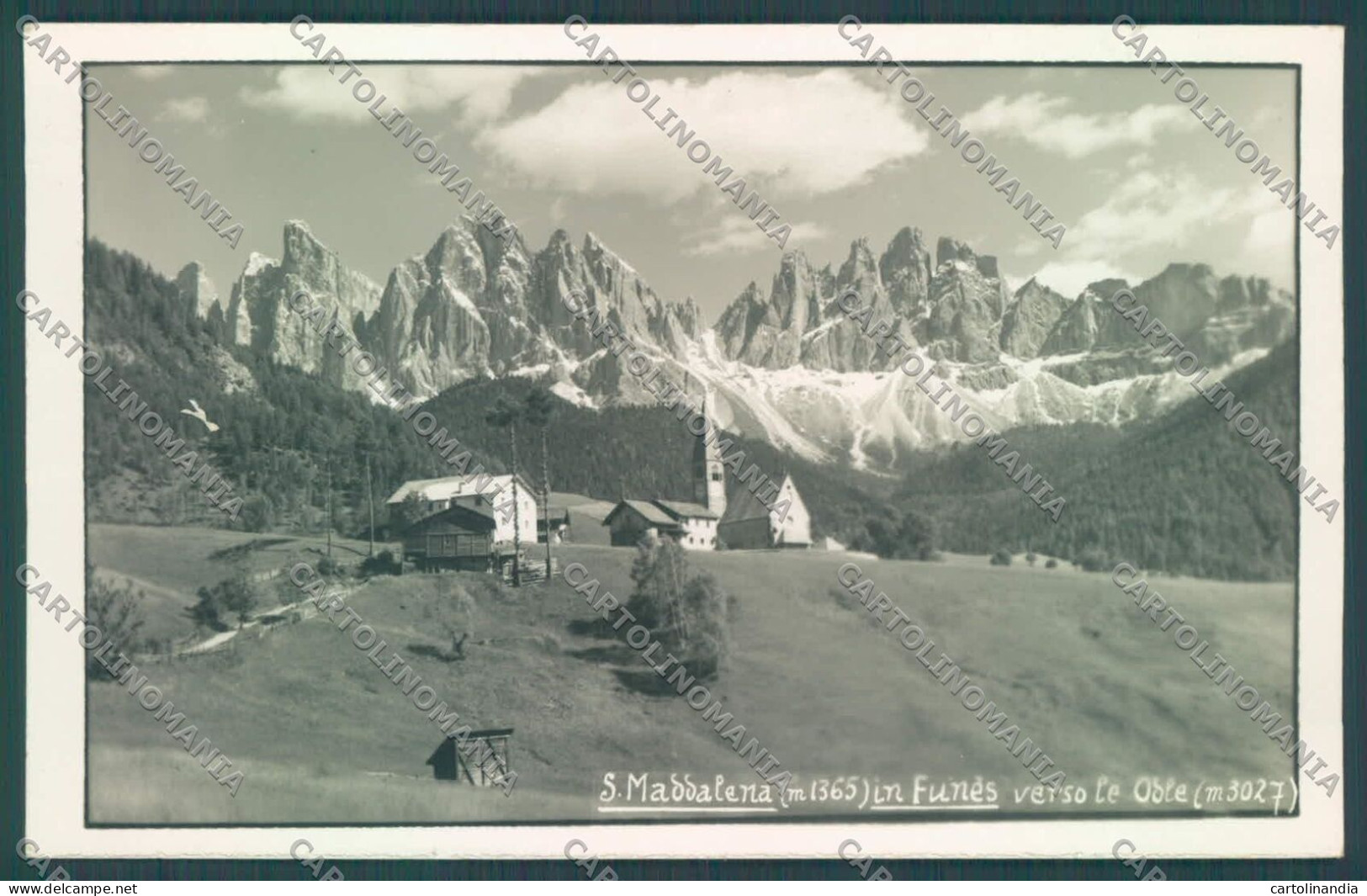 Bolzano Funes Santa Maddalena Di Foto Cartolina ZC4275 - Bolzano (Bozen)