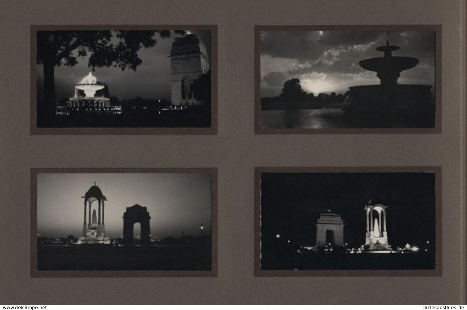 Fotoalbum mit 96 Fotos Neu-Delhi, Ansicht Neu-Delhi, Rotes Fort, Strassenbahn, Rashtrapati Bhavan, Shri Laxmi Narayan 