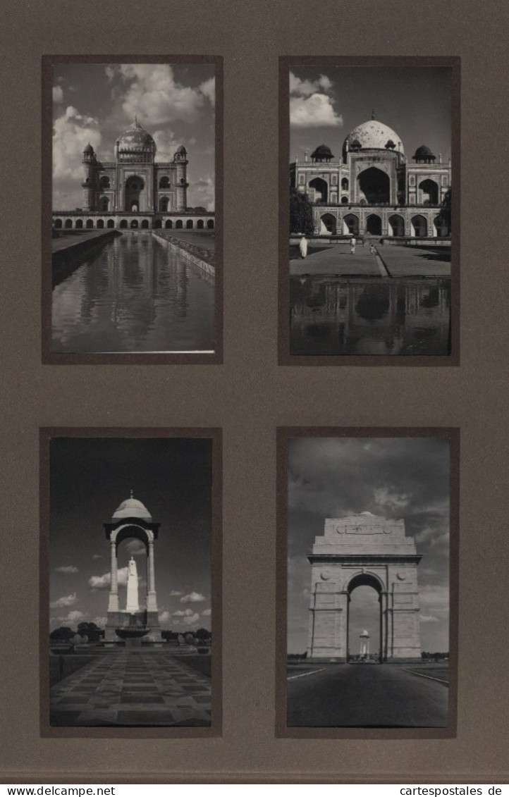 Fotoalbum mit 96 Fotos Neu-Delhi, Ansicht Neu-Delhi, Rotes Fort, Strassenbahn, Rashtrapati Bhavan, Shri Laxmi Narayan 