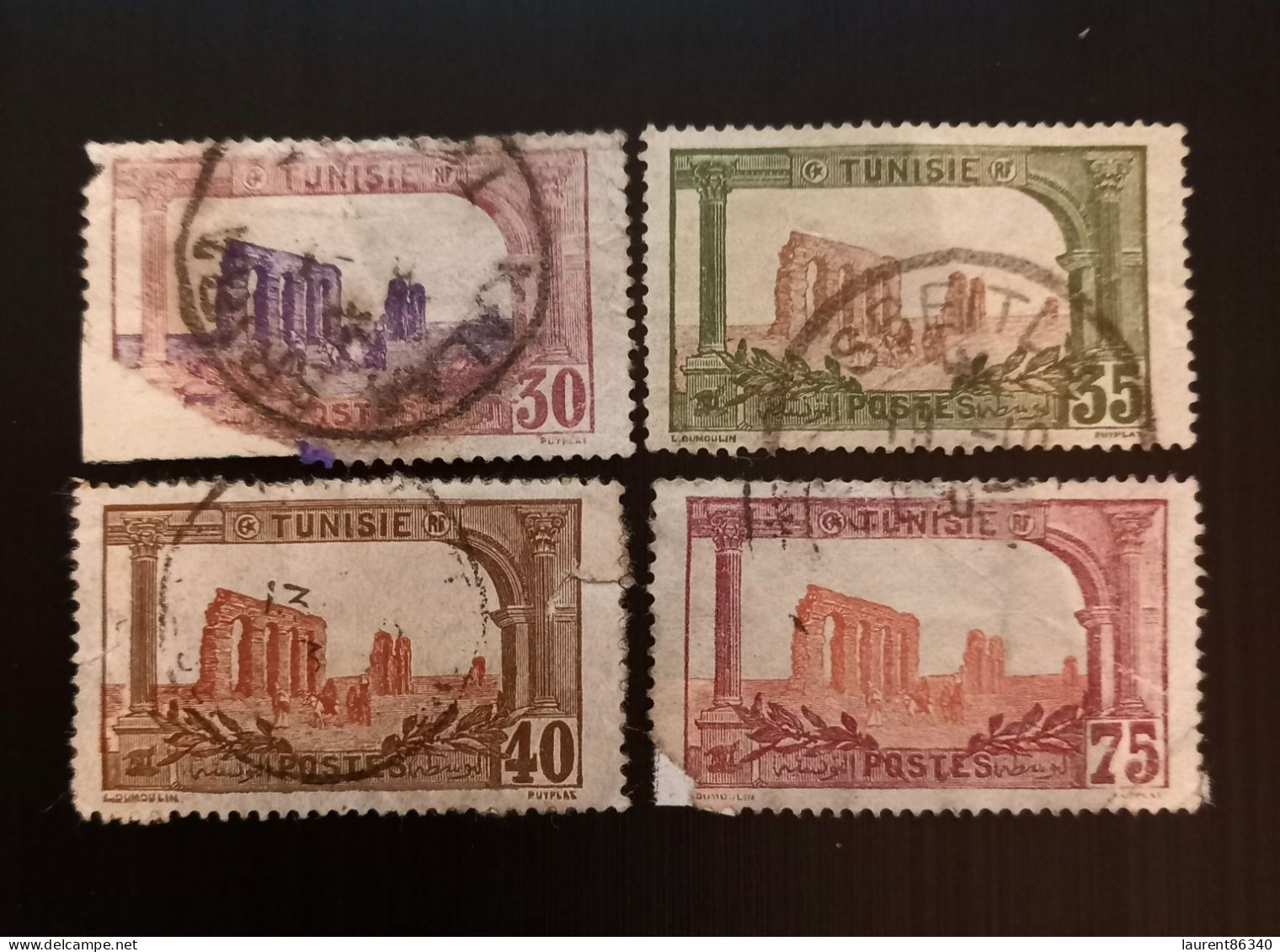 Tunisie 1906 Aqueduc De Zaghouan 4 Used - Oblitérés