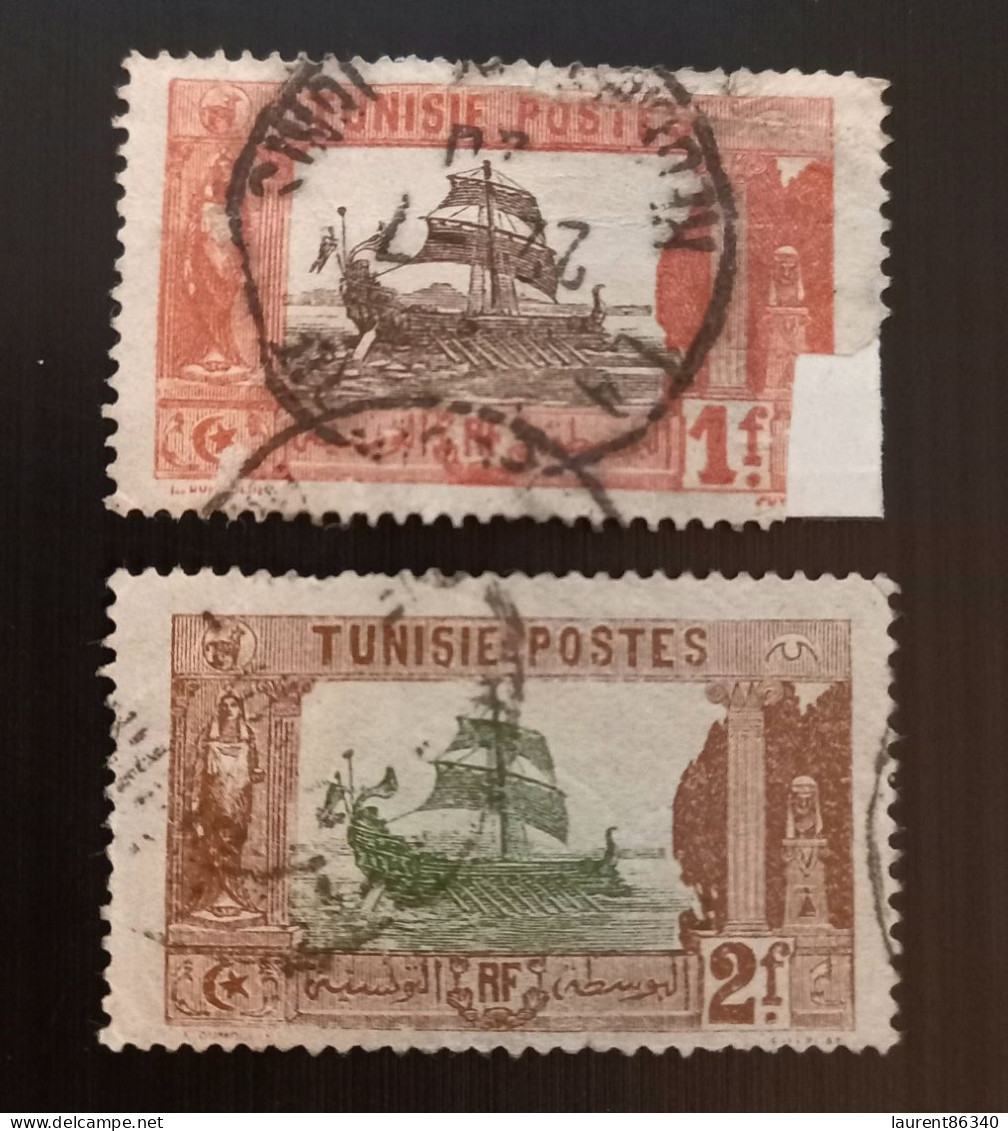 Tunisie 1906 Galère Carthaginoise - Gebraucht