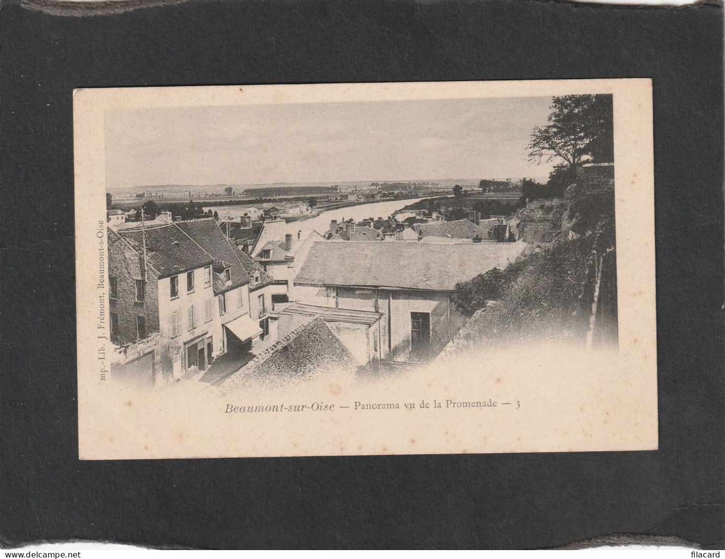 128459           Francia,     Beaumont-sur-Oise,   Panorama  Vu  De La  Promenade,   NV - Beaumont Sur Oise
