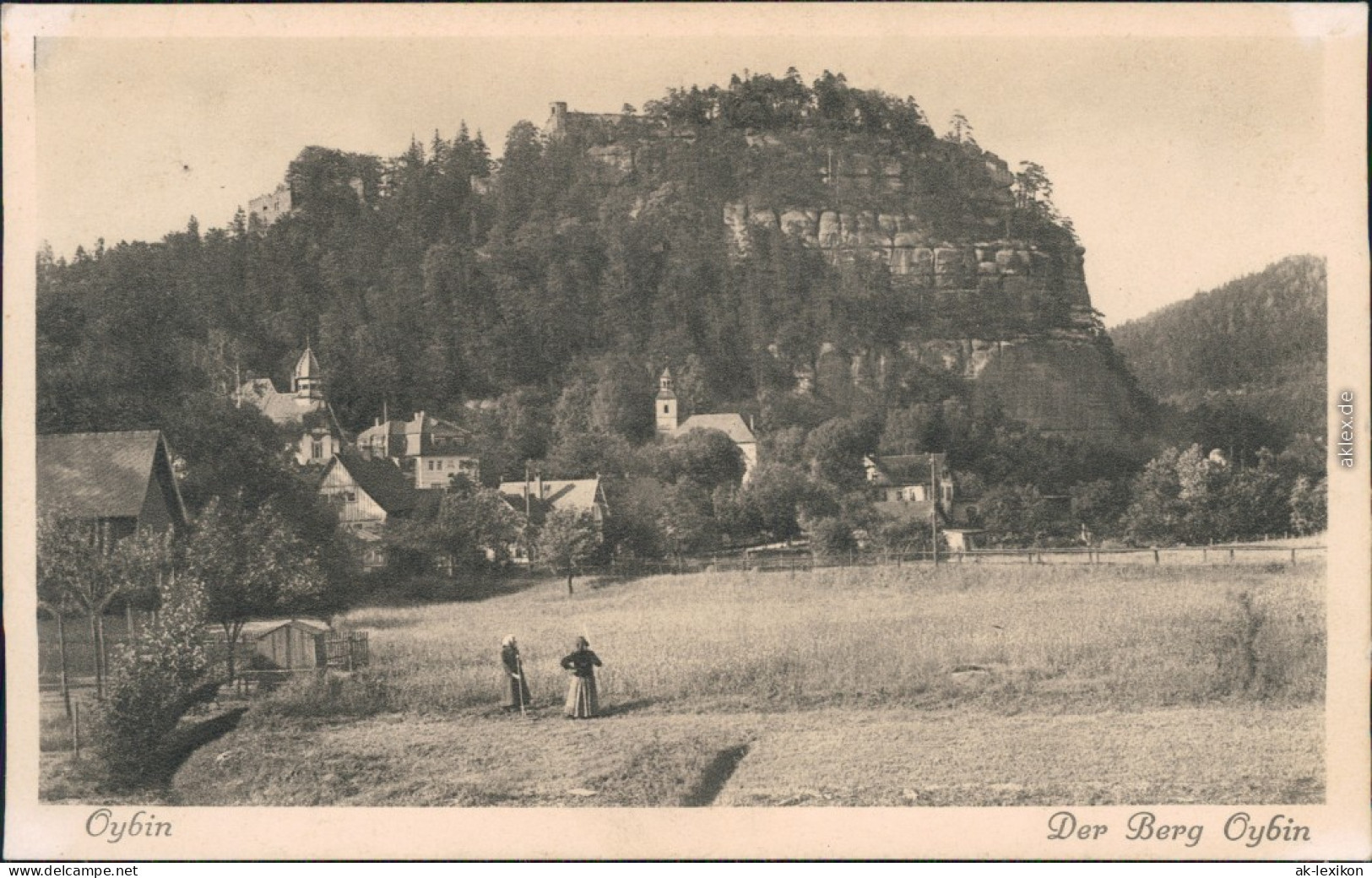 Ansichtskarte Oybin Berg Oybin 1915 - Oybin