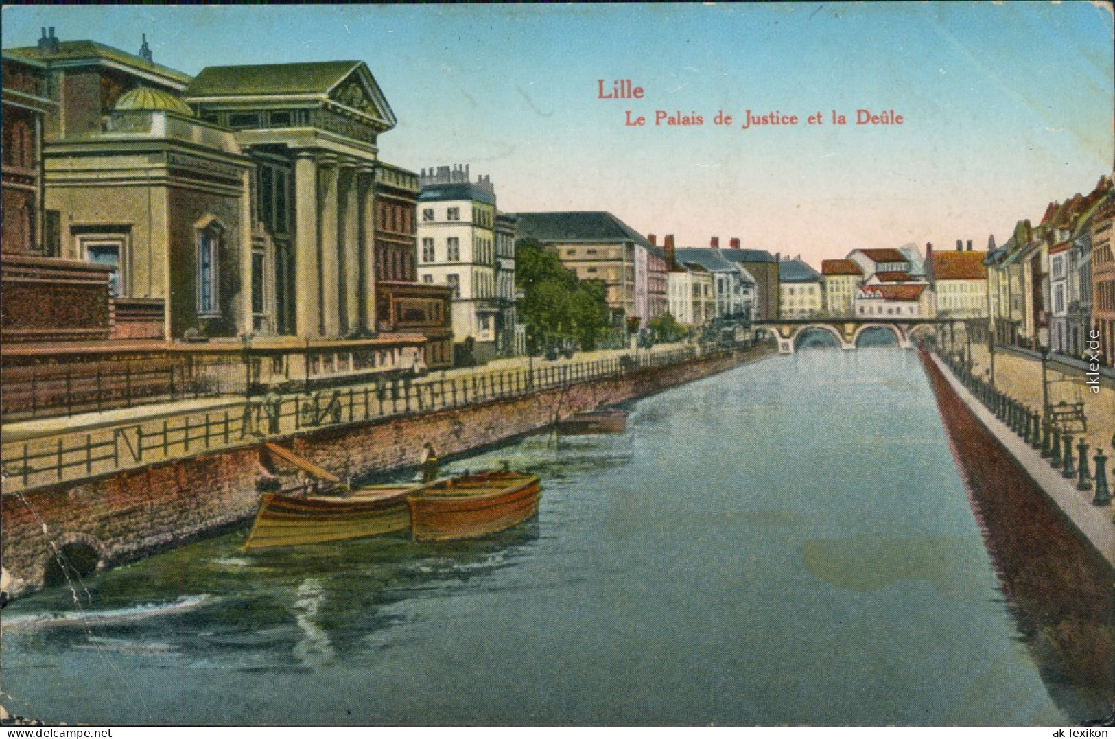Ansichtskarte Lille Justitzpalast 1917 - Lille