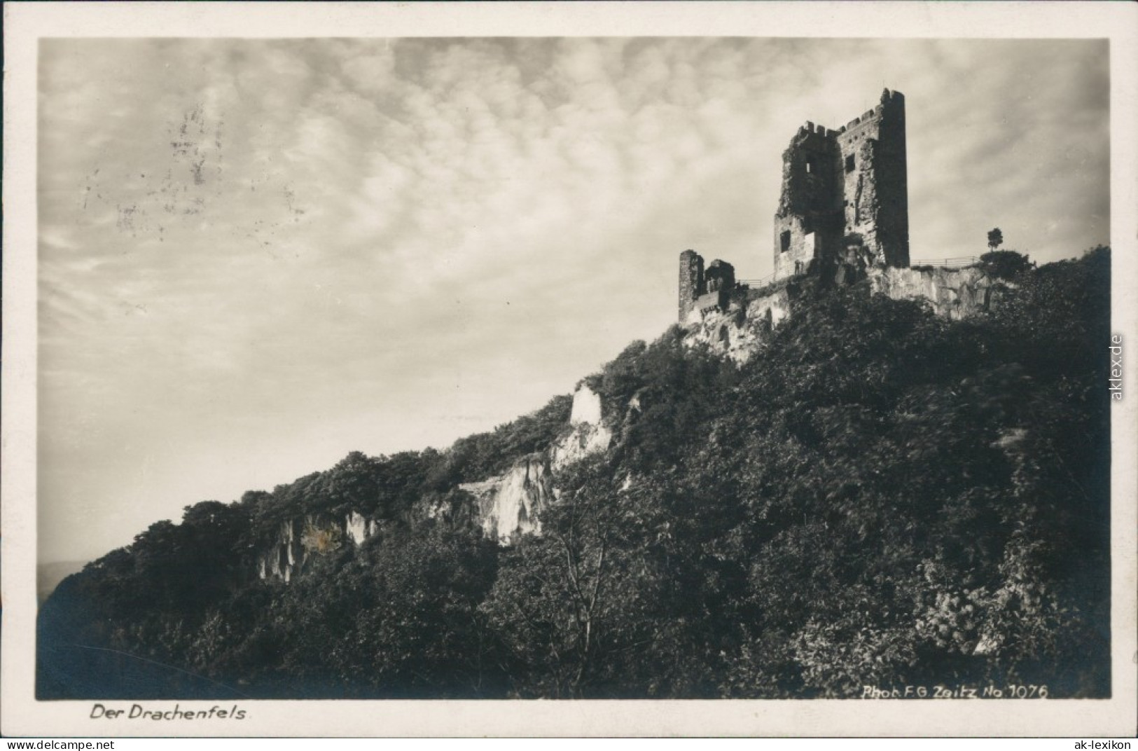 Ansichtskarte Bad Godesberg-Bonn Burg Drachenfels 1928 - Bonn