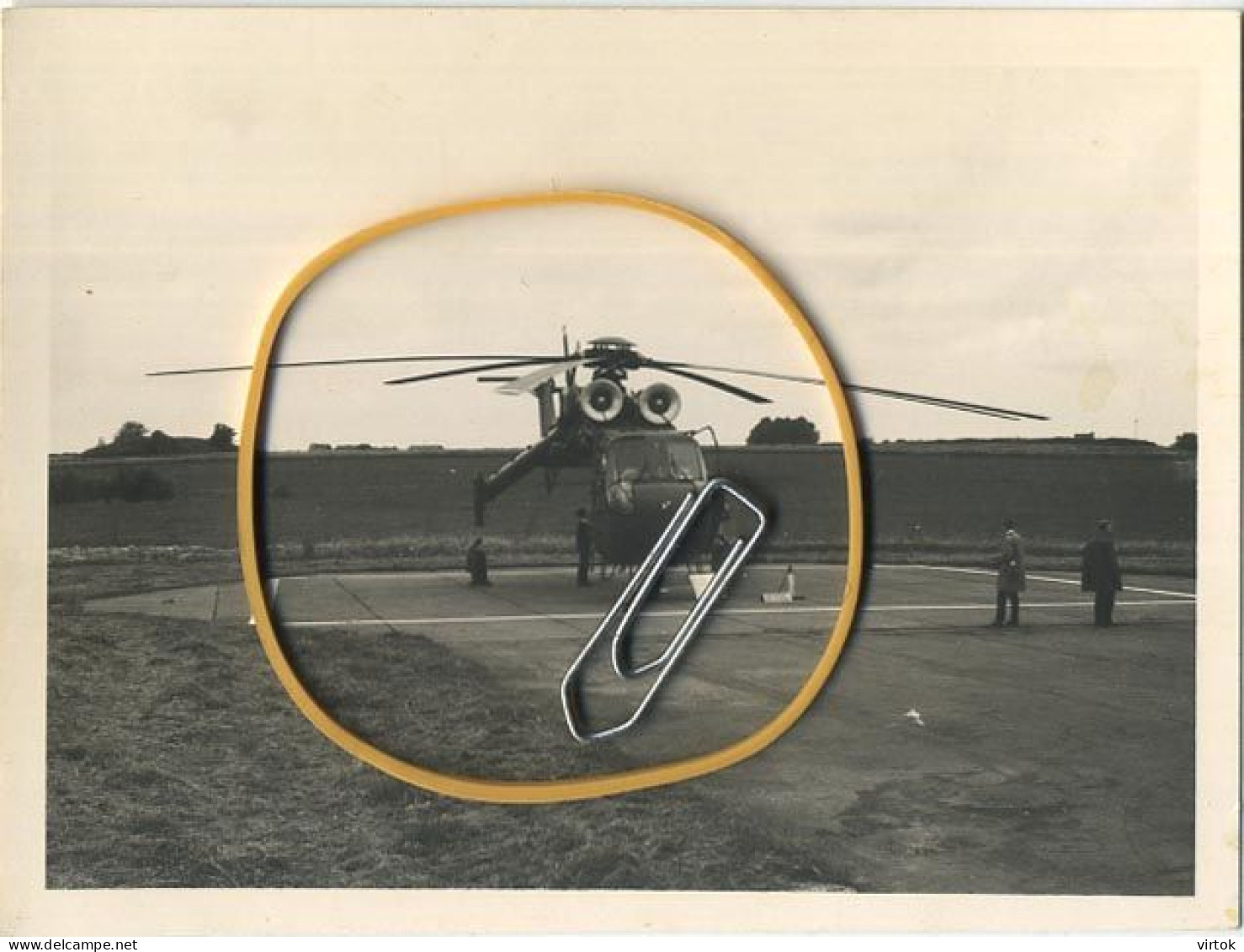 Helikopter -Hélicoptère-Helicopter  : US Army : SIKORSKY CH-54A   (  11 X 8 Cm )   See Scans - Aviation