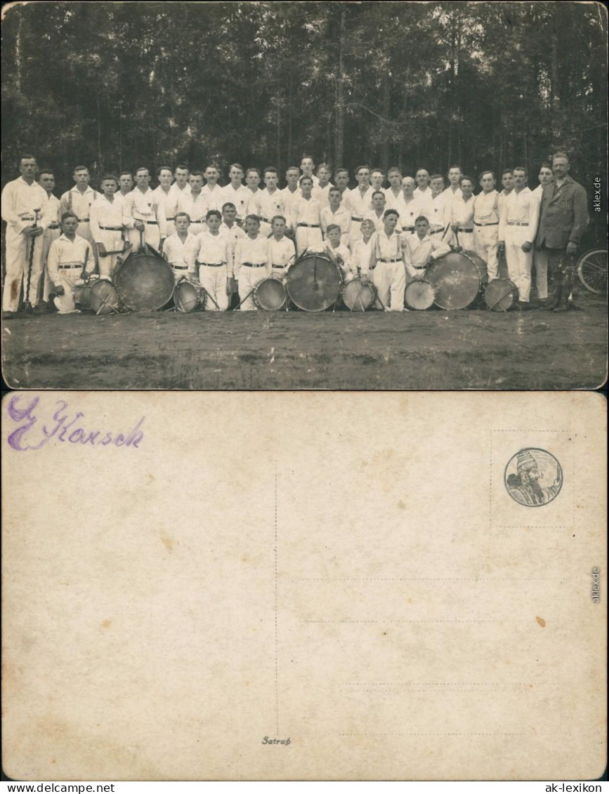 Ansichtskarte  Menschen / Soziales Leben - Gruppenfotos - Trommler 1916 - Unclassified