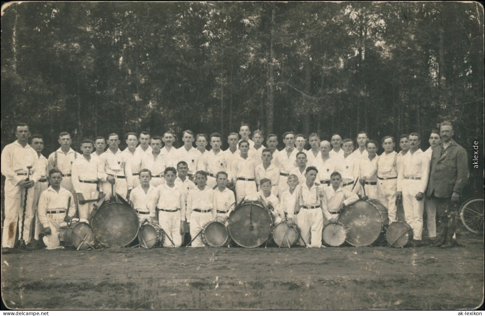 Ansichtskarte  Menschen / Soziales Leben - Gruppenfotos - Trommler 1916 - Unclassified