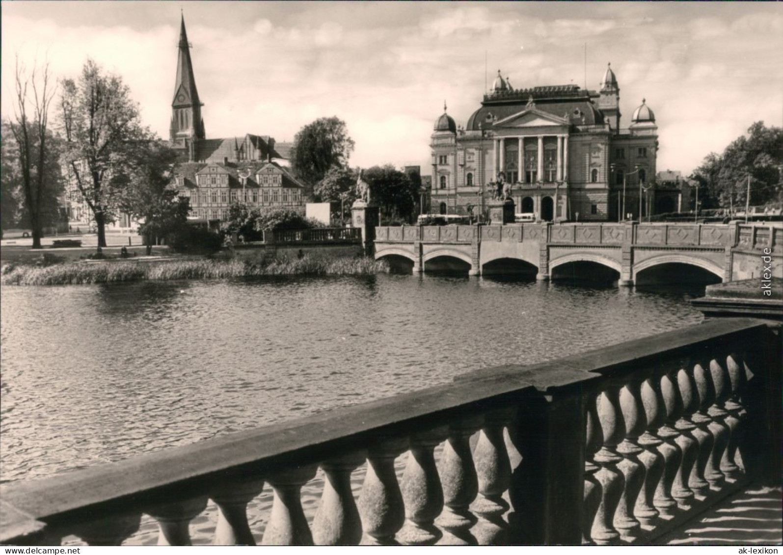 Ansichtskarte Schwerin Mecklenburgisches Staatstheater 1981 - Schwerin