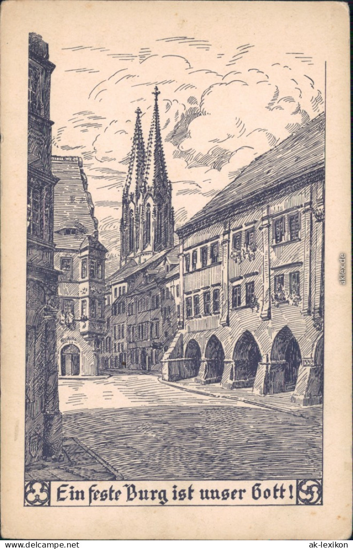 Görlitz Zgorzelec Fedezeichnung - 26. Generalversammlung Des Ev. Bundes 1913 - Görlitz