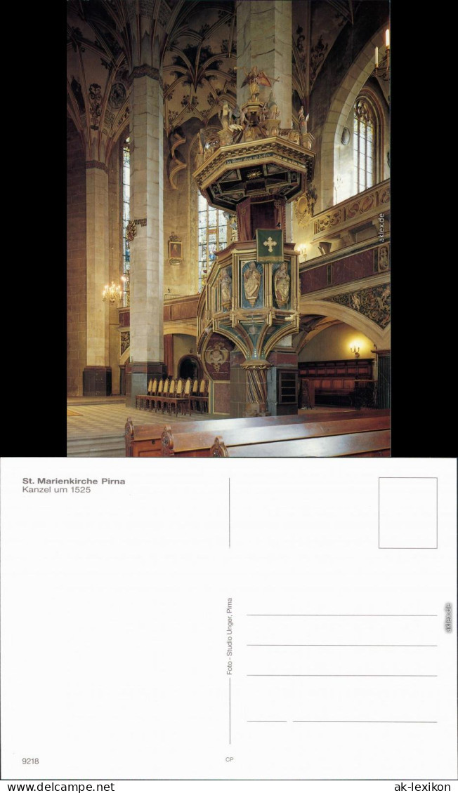 Ansichtskarte Pirna Marienkirche 2000 - Pirna