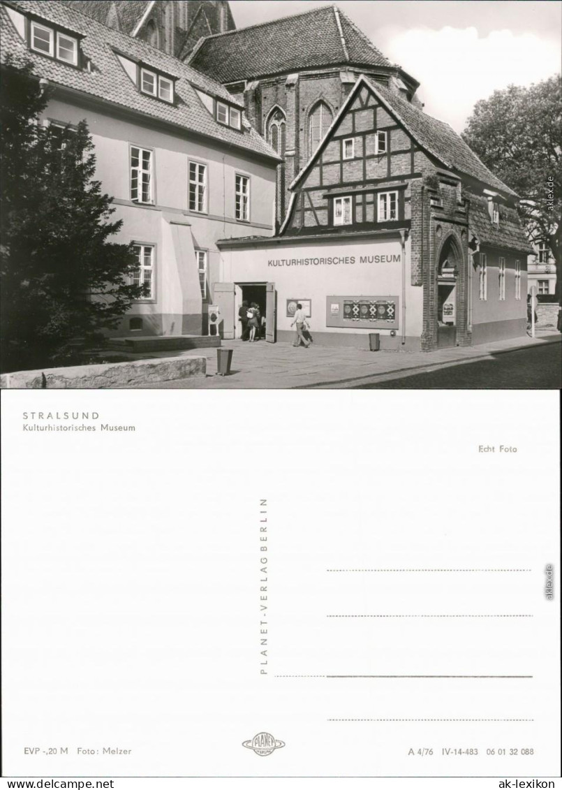 Ansichtskarte Stralsund Kulturhistorisches Museum 1976 - Stralsund