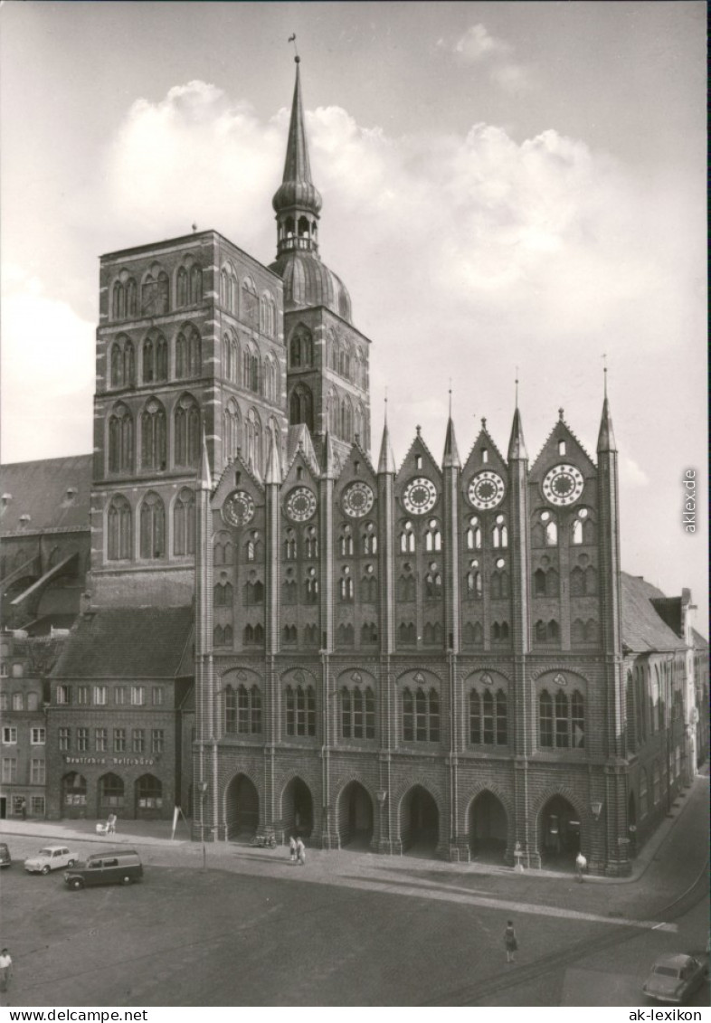 Ansichtskarte Stralsund Rathaus 1976 - Stralsund