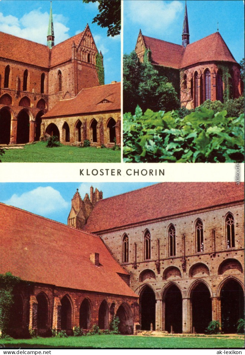 Chorin Innenhof Mit östlichem & Westlichem Kreuzgang, Nordgiebel 1979 - Chorin