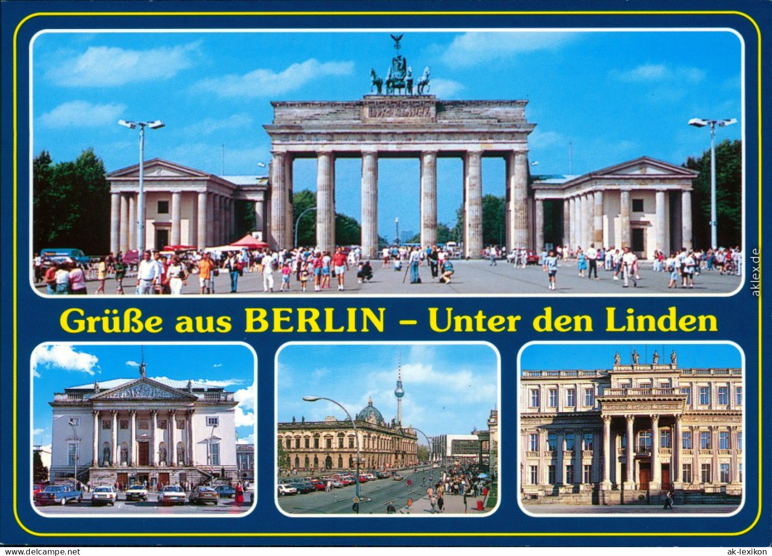 Ansichtskarte Mitte-Berlin Unter Den Linden 1995 - Mitte