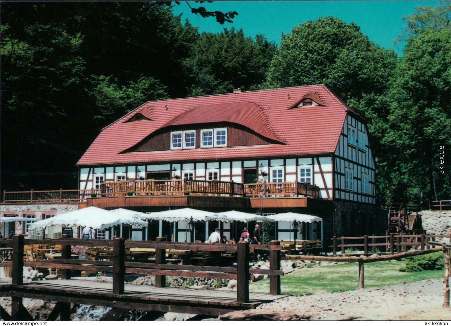 Ansichtskarte Boltenmühle-Neuruppin Kosum-Gaststätte "Boltenmühle" 1996 - Neuruppin