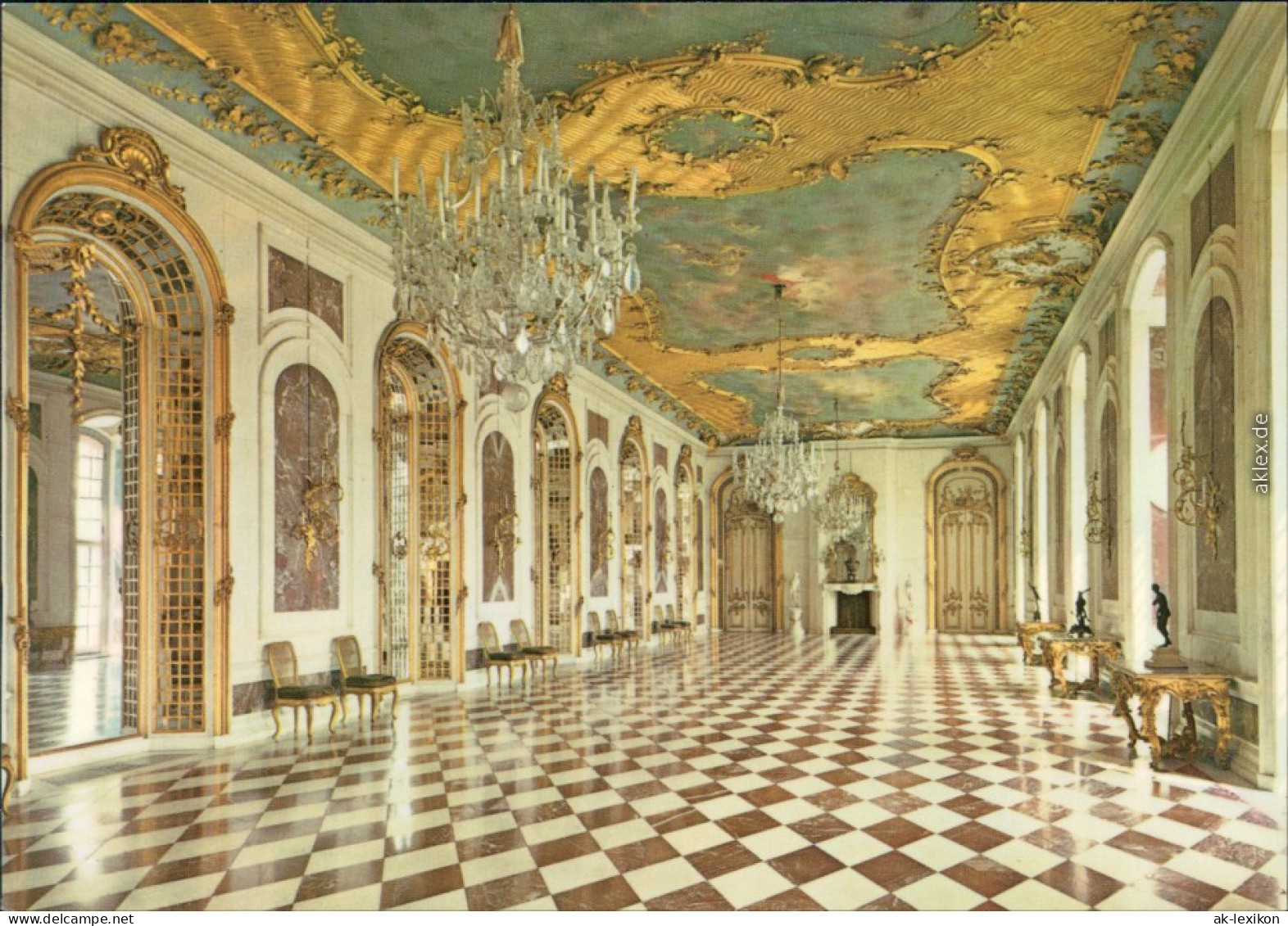 Brandenburger Vorstadt-Potsdam Neues Palais: Marmorgalerie 1974 - Potsdam