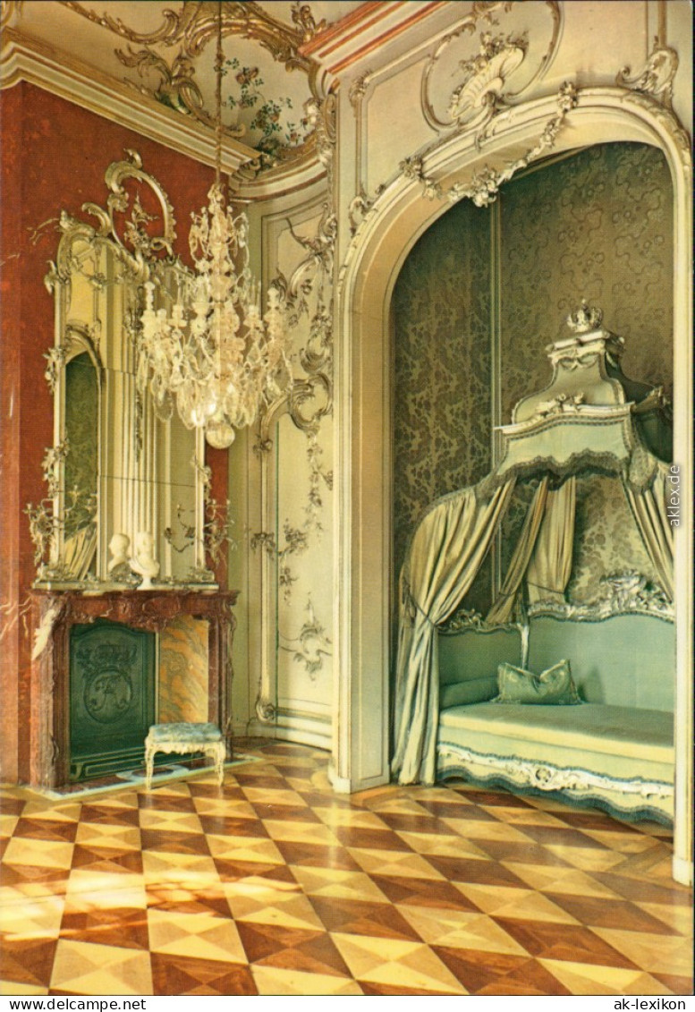 Potsdam Neues Palais: Schlafzimmer Friedrich II. 1974 - Potsdam