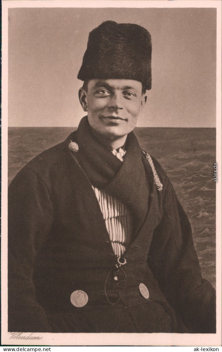 Ansichtskarte Edam-Volendam Mann In Tracht 1930  - Volendam