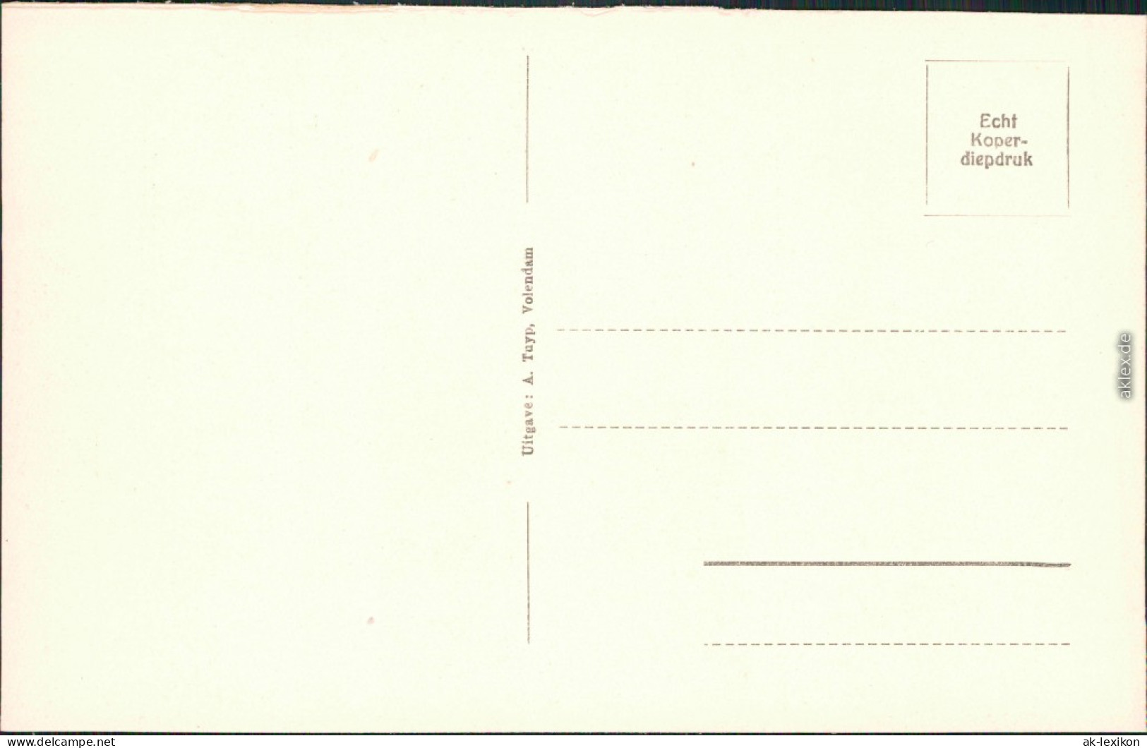 Ansichtskarte Edam-Volendam Trachten/ Typen - Familie 1930 - Volendam