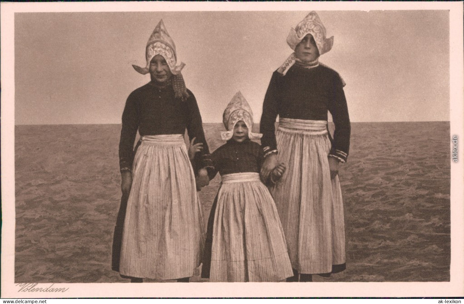 Ansichtskarte Edam-Volendam Mädchen Und Frauen In Tracht 1930 - Volendam