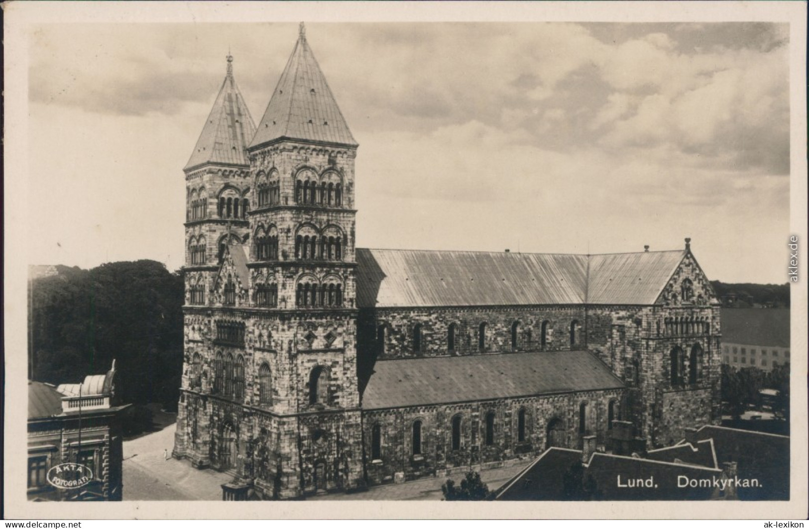 Ansichtskarte Lund Dom 1932 - Schweden