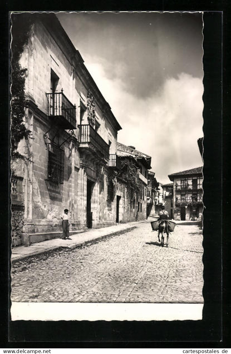 Postal Santillana, Palacio Del Marques De Benameji  - Cantabria (Santander)