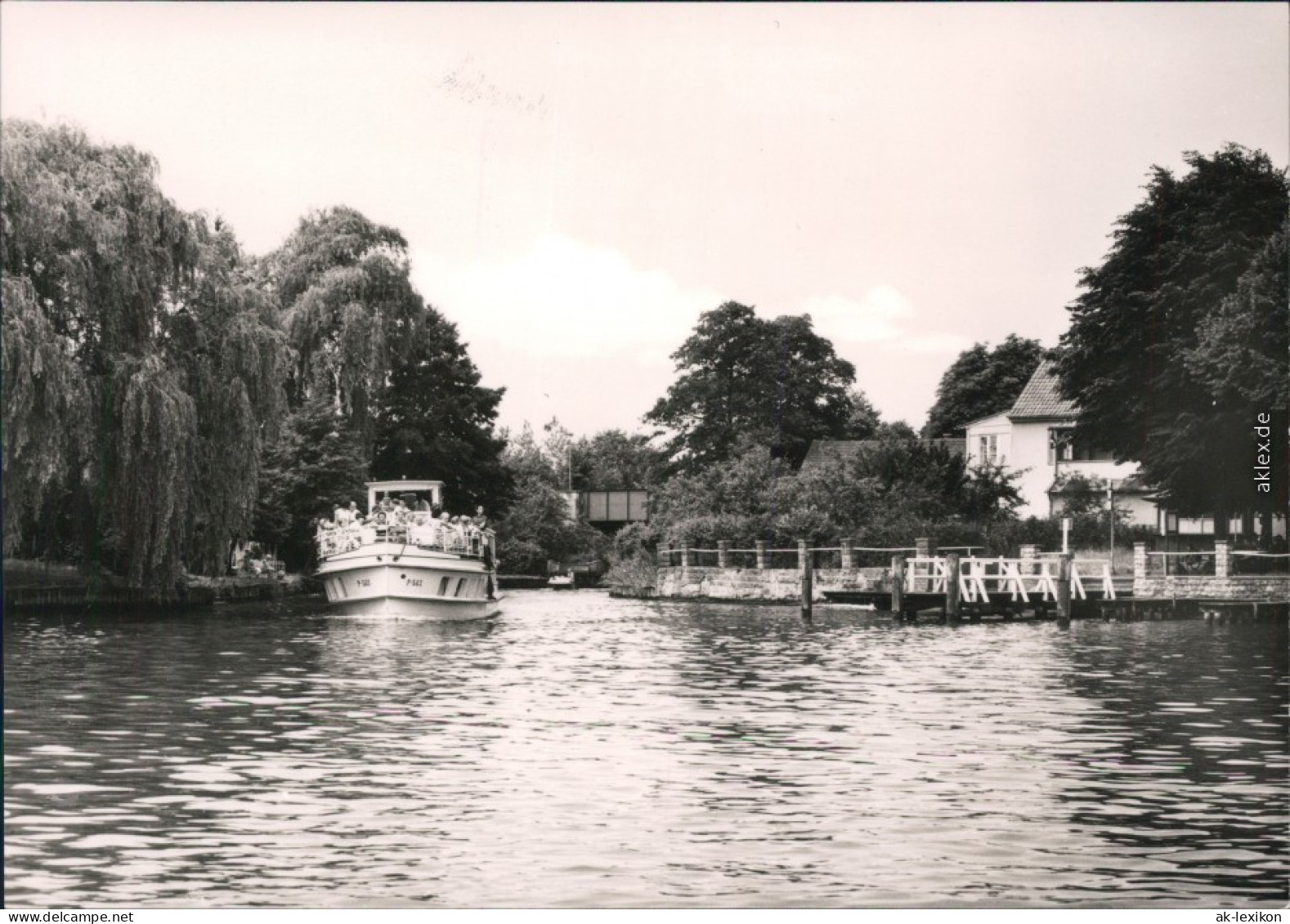 Ansichtskarte Grünheide (Mark) Peetzsee - Fähre 1972 - Grünheide