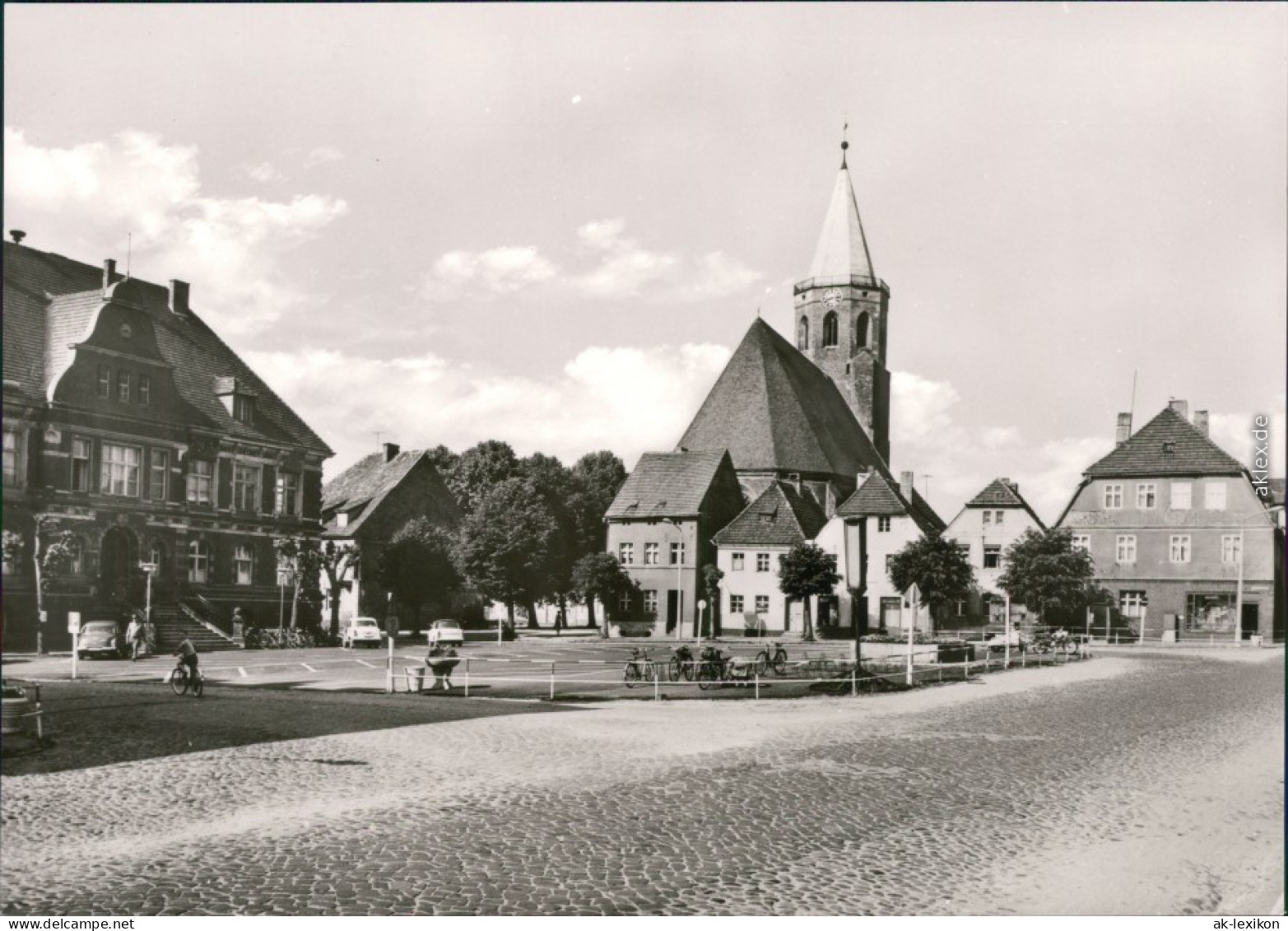 Foto Ansichtskarte Calau Platz Des Friedens 1977 - Calau