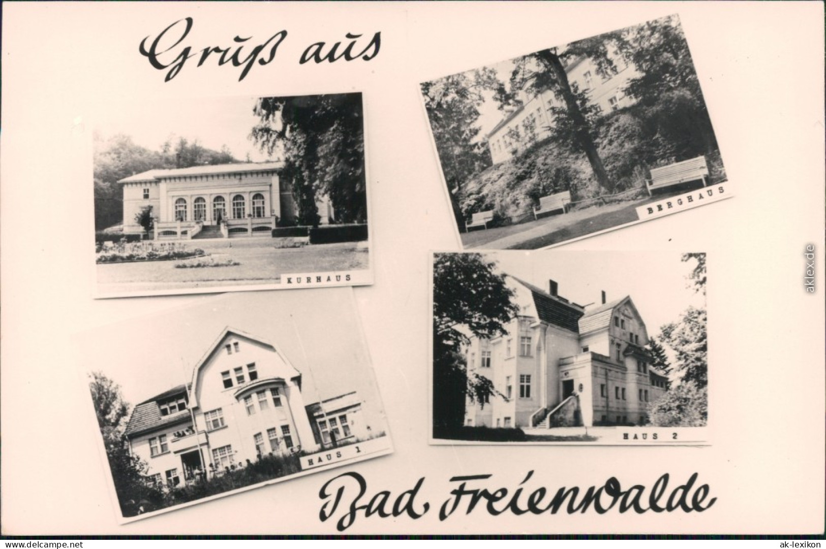 Ansichtskarte Bad Freienwalde Moorbad 1968 - Bad Freienwalde